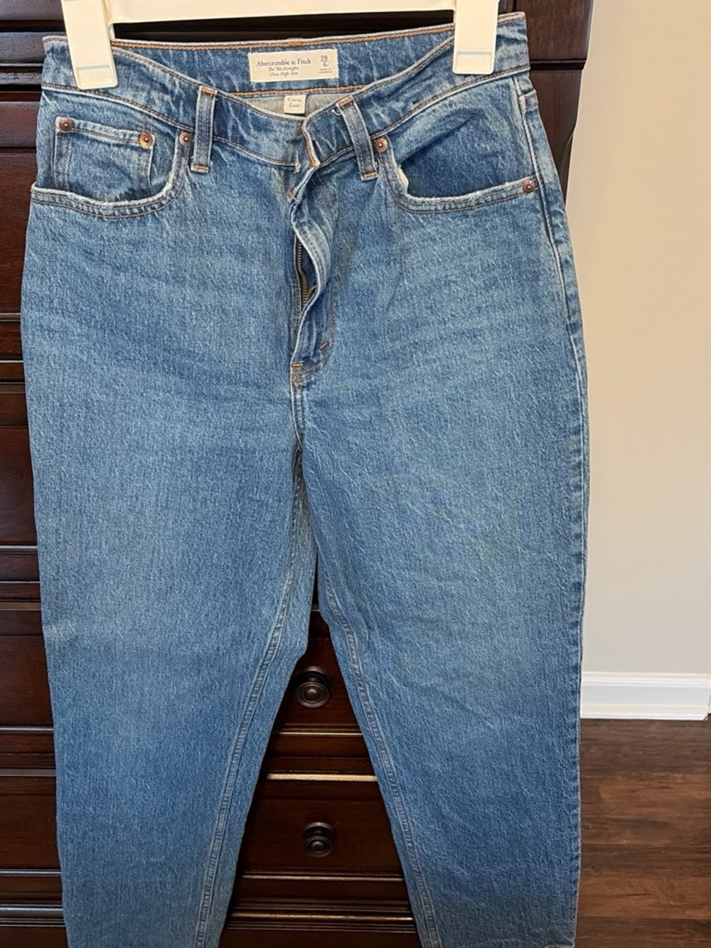 Abercrombie & Fitch Men's Relaxed Light Blue Jeans